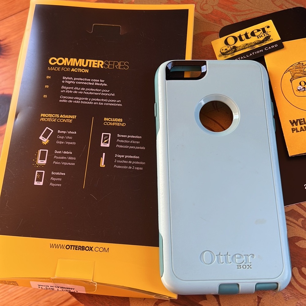 ❌DONATED❌ - 💚 3 for $12 💚 - OtterBox Commuter iPhone 6 Plus Phone Case - Picture 5 of 16